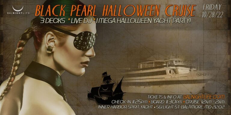 Baltimore Halloween | Black Pearl Yacht Party
